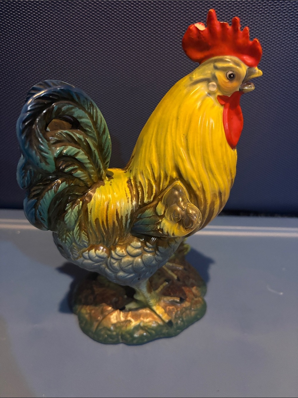 Vintage Ardco Ceramic Rooster Figurine for Home Accents
